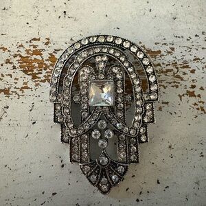 Art Deco Angel Wing Pendant